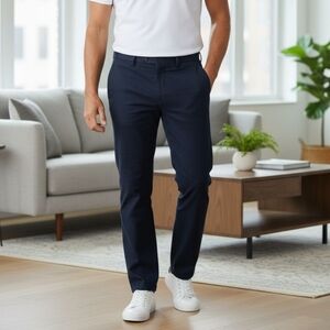 jf j.ferrar Men's Black Dress Pants